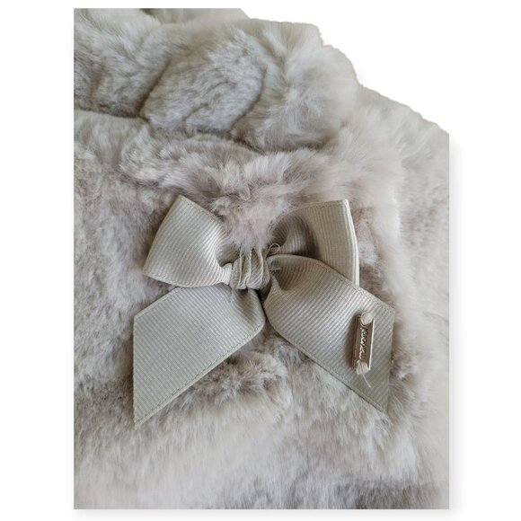 Mayoral Baby Faux Fur Coat 24M NWT Chic Warm - Picture 6 of 13